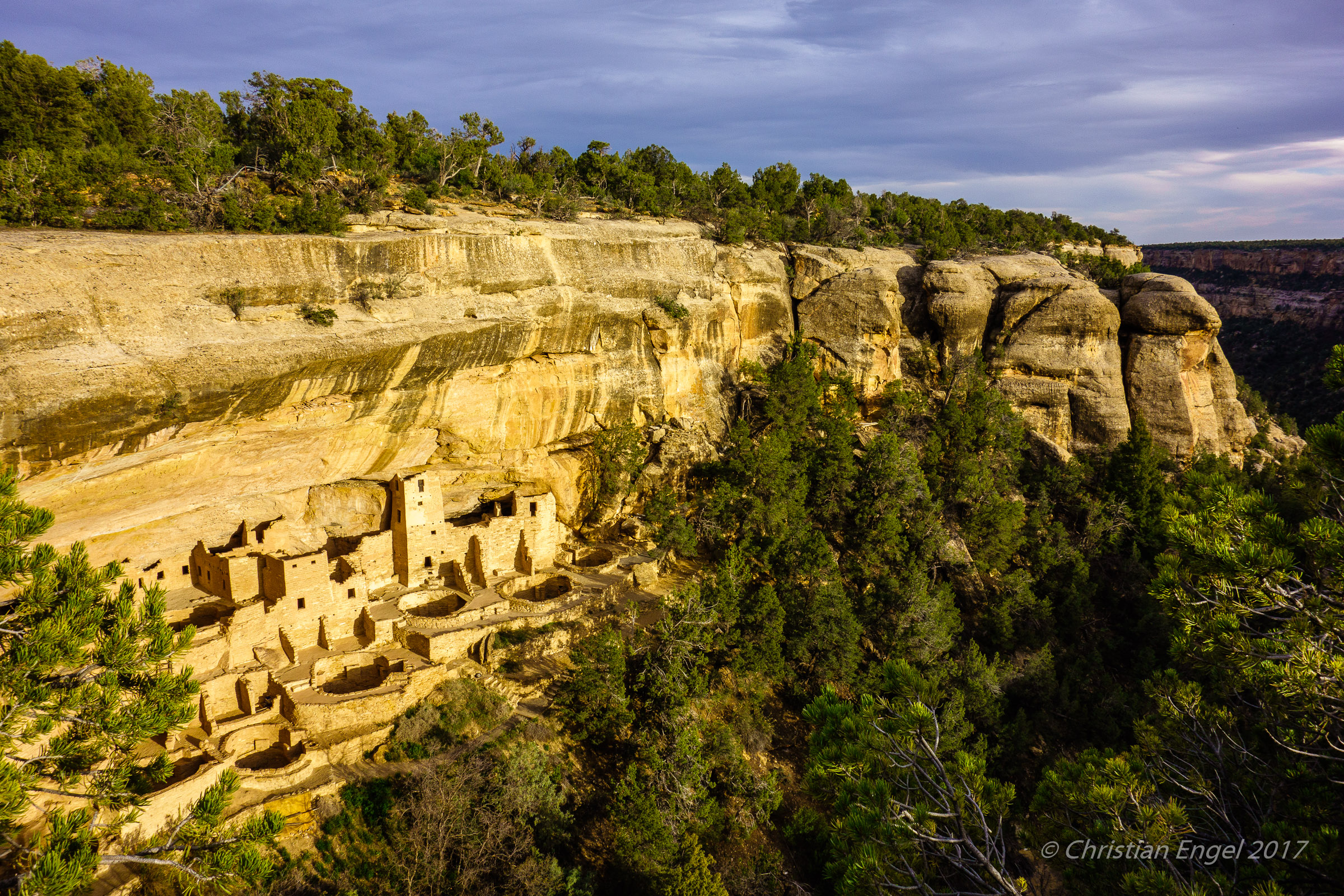 The Ancient Cliff Dwellings at Mesa Verde